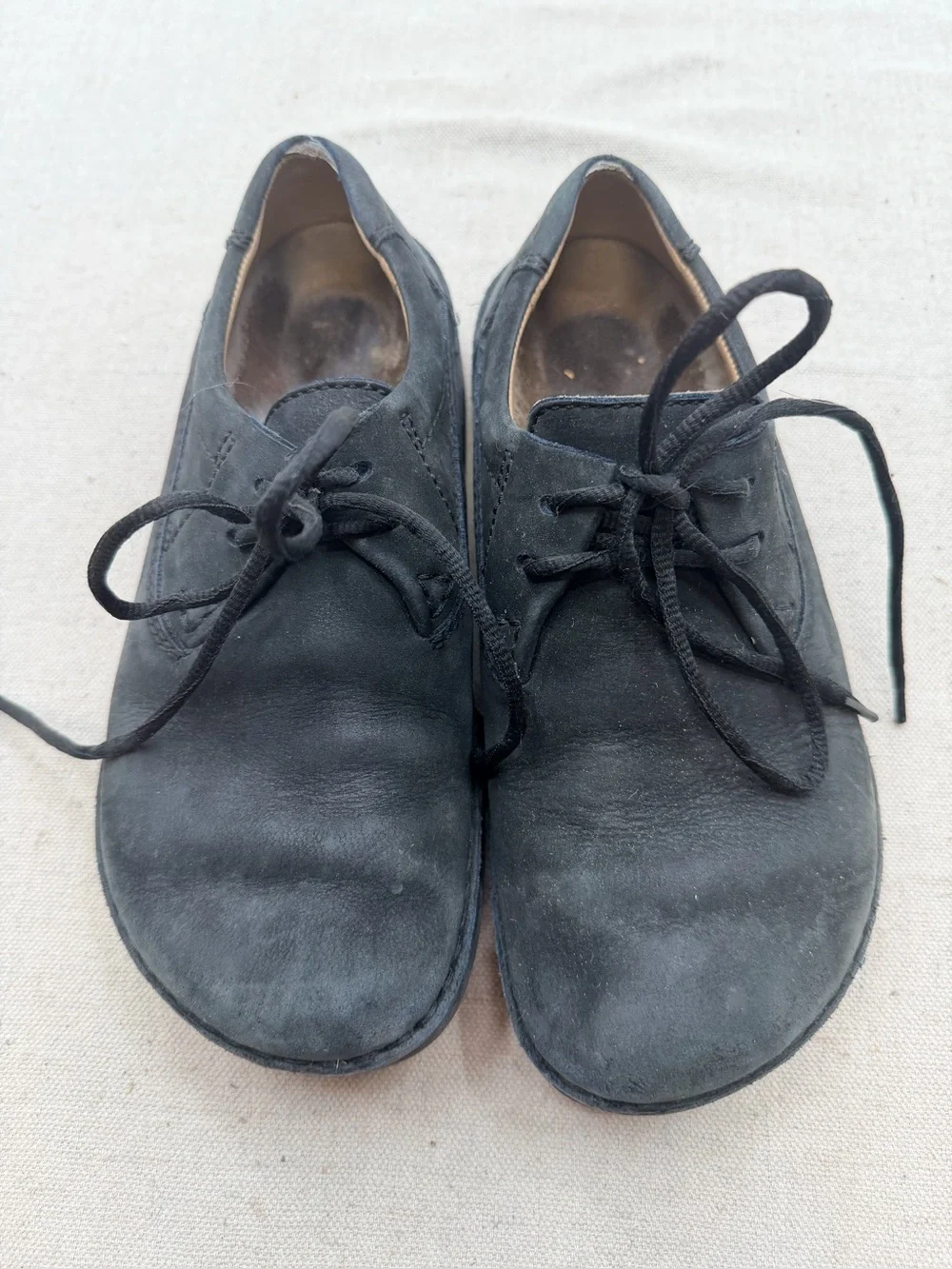 Birkenstock Memphis Suede Lace Up Loafers/ L7-M5